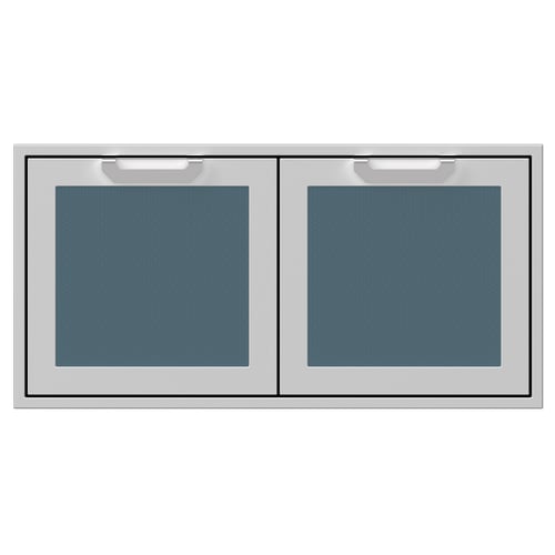 Hestan 42" Double Storage Doors Recessed Marquise Accented Panels