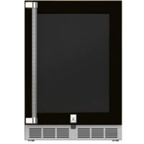 Hestan Outdoor Refrigerator 24" Lock Dual Zone Left Hinged