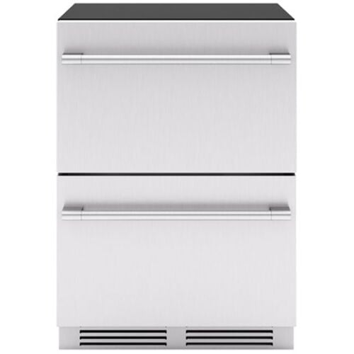 Zephyr Presrv Outdoor Refrigerator Drawers SS 2 Zones