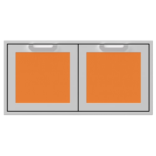 Hestan 42" Double Storage Doors Recessed Marquise Accented Panels