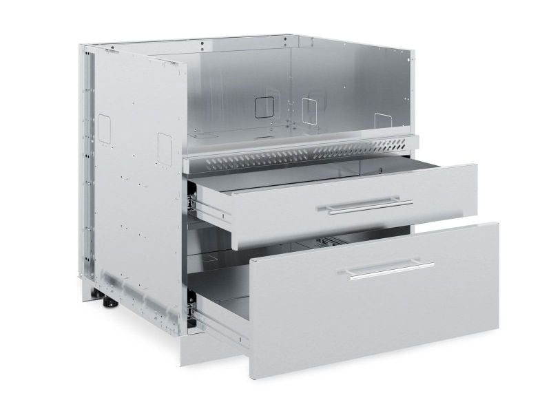 4 Burner Stainless Steel Cabinet