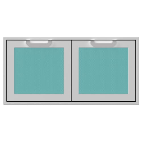 Hestan 42" Double Storage Doors Recessed Marquise Accented Panels