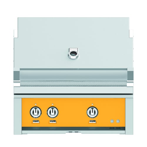 Hestan 30" Built-In Grill  2 Trellis Burners Rotisserie