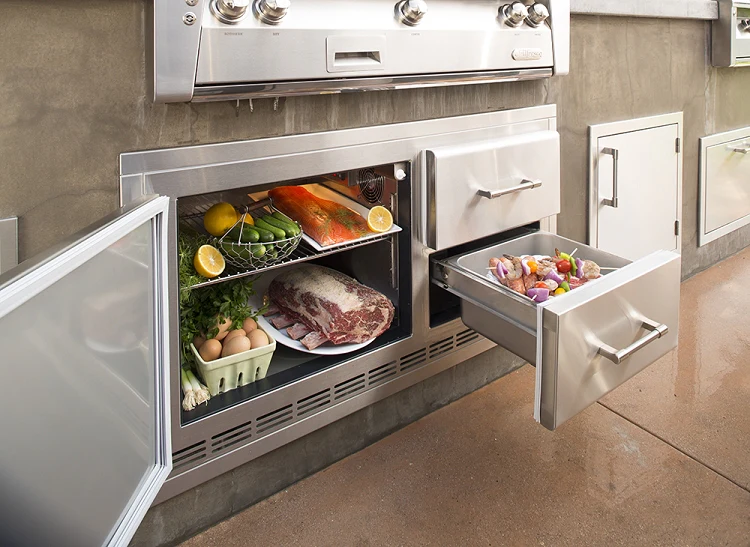 Alfresco 42" 7.25 Cubic Ft. Under-Grill Refrigerator