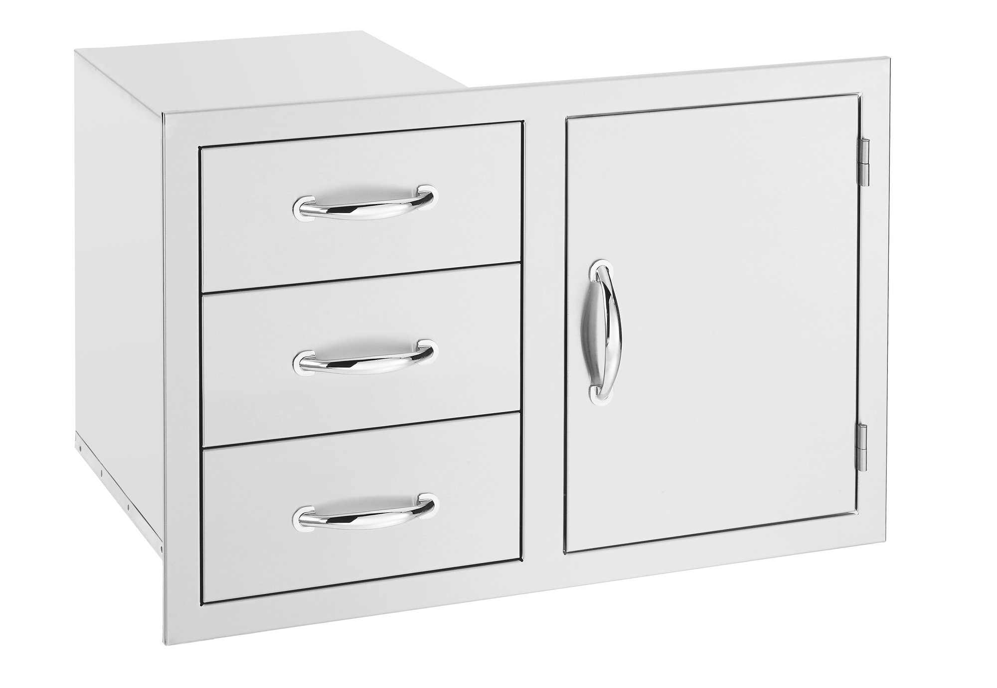 TrueFlame 33" Door & Triple Drawer Combo