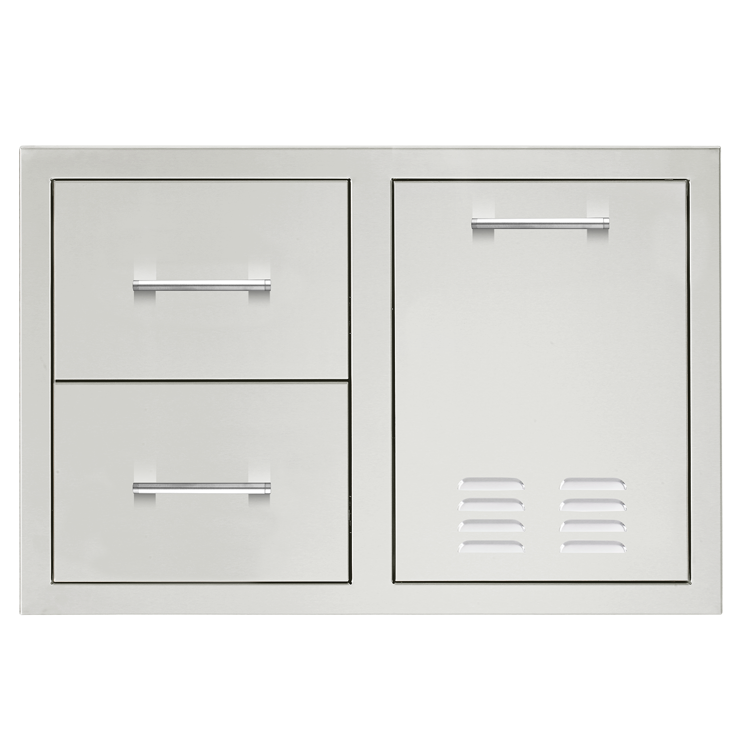TrueFlame 33" Door & Double Drawer Combo - Low Profile