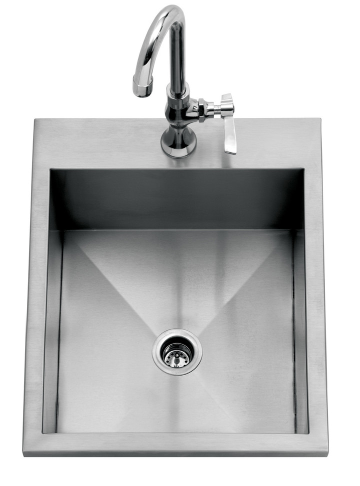 Delta Heat 15" Outdoor Sink & Faucet - Dhos15