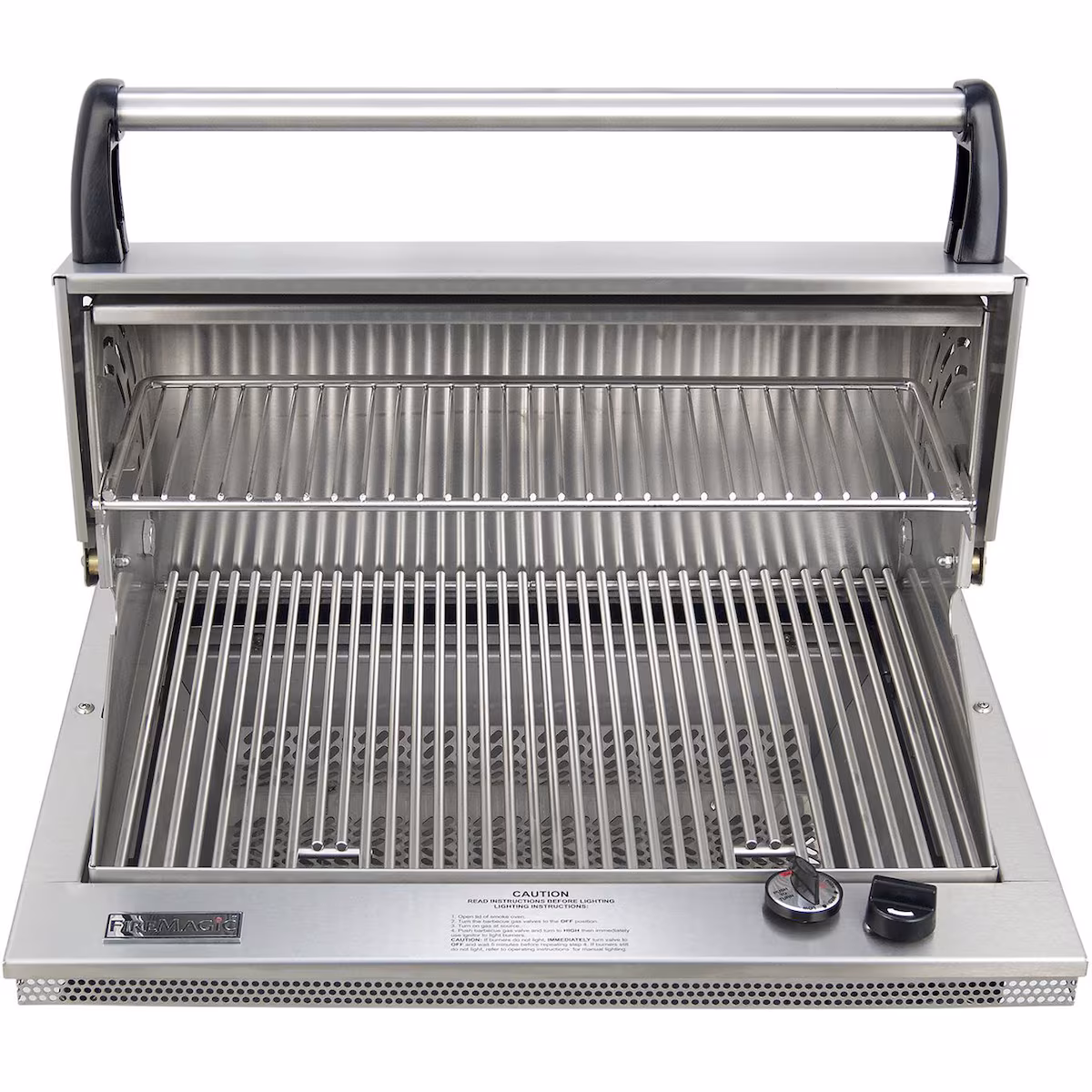 Fire Magic Deluxe Drop-In -Package -Stainless Steel Top -Stainless Steel Brns