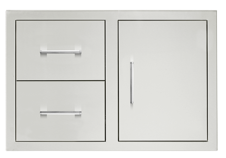 TrueFlame 17" Trash Door Combo - Masonry Frame