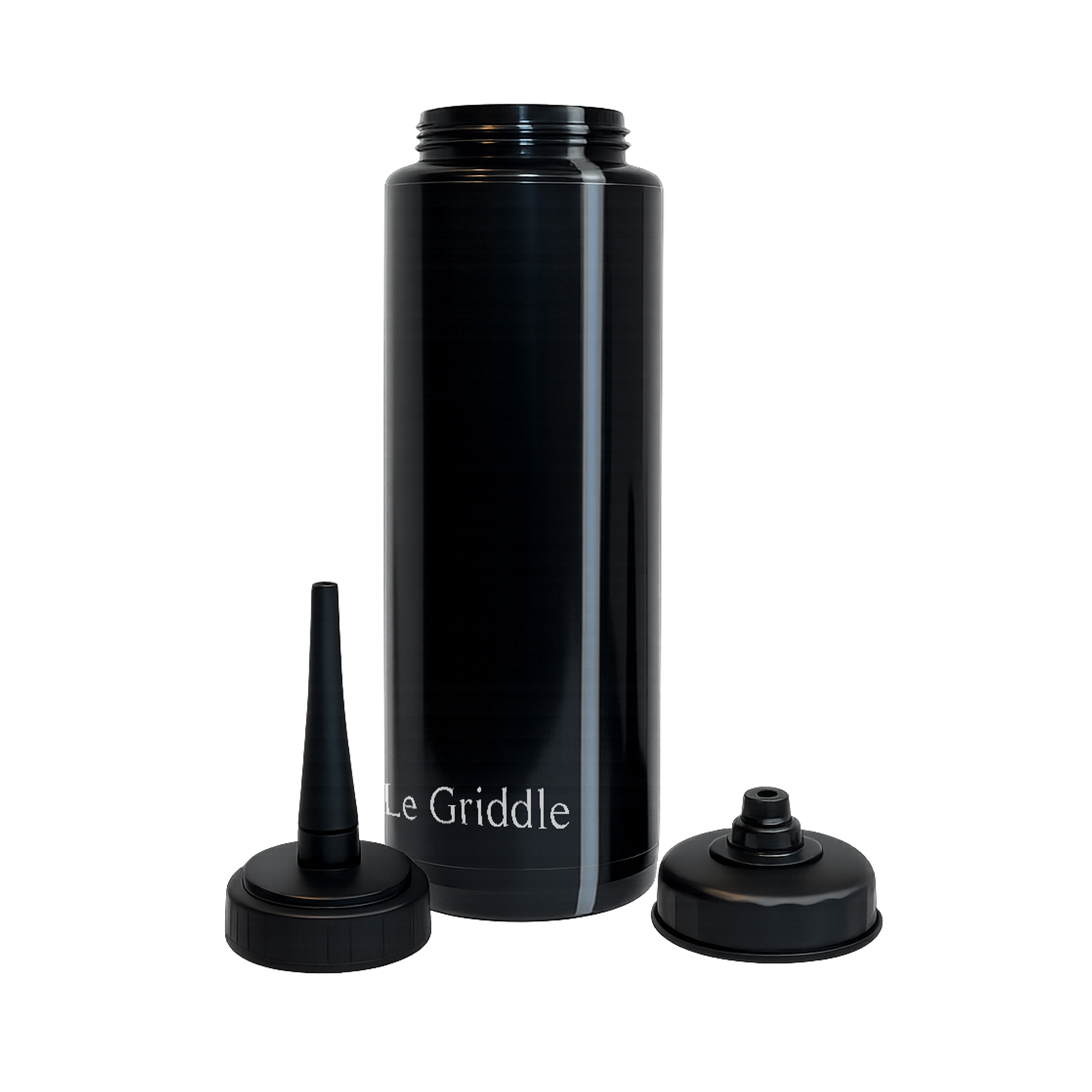 Le Griddle PE Black Squeeze Bottle 30oz (1 Bottle) - (Case Pack 12)