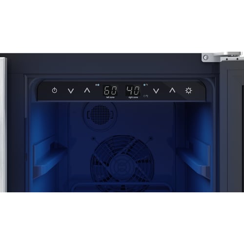 Zephyr Wine & Bev Center 24" Frech Door Dual Zone