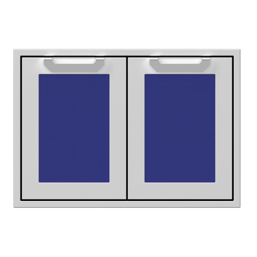 Hestan 30" Double Storage Doors Recessed Marquise Accented Panels