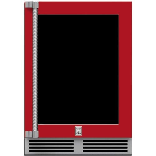 Hestan Outdoor Refrigerator 24" Lock Dual Zone Right Hinged