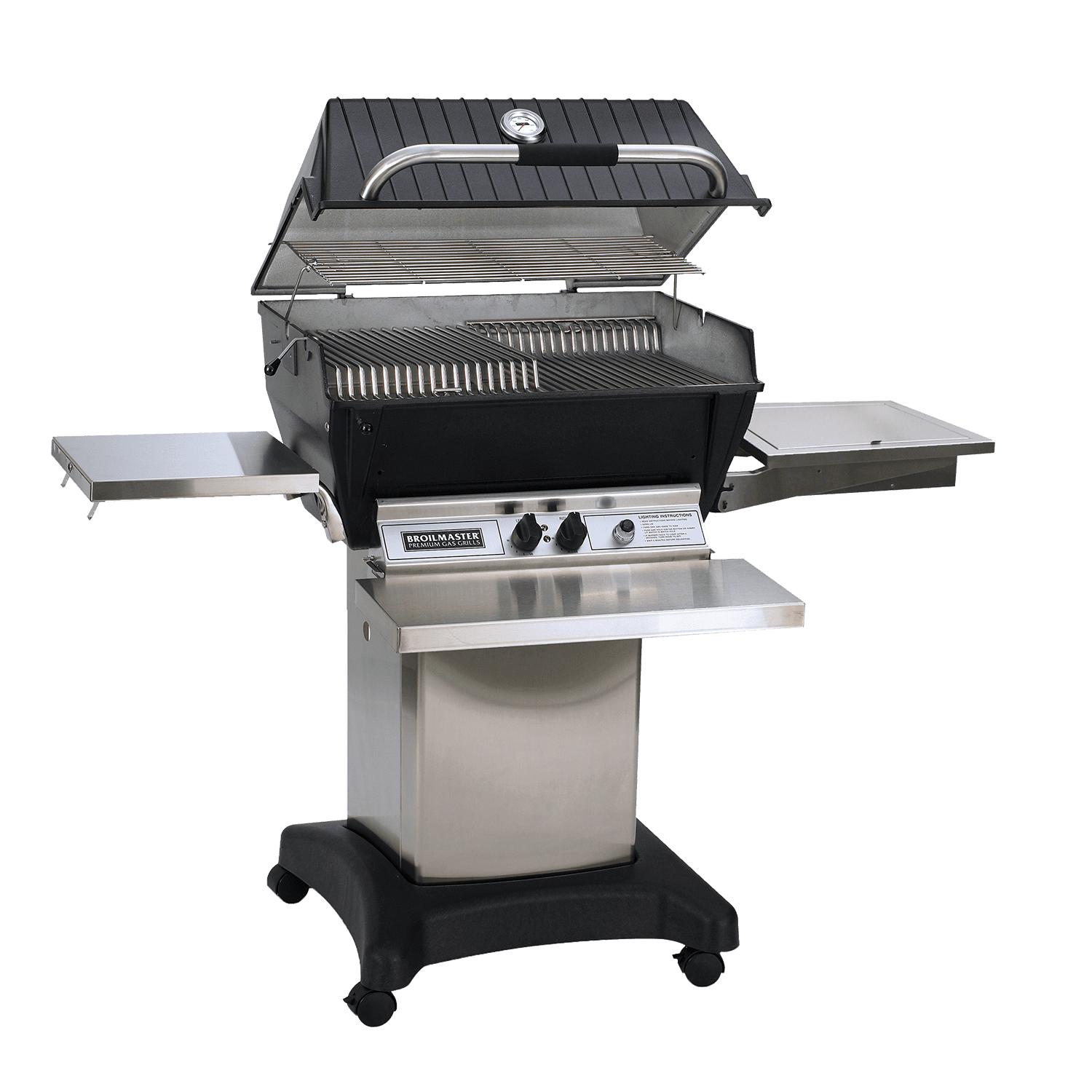 Broilmaster SS Smoker Shutter, SS Rod Multi-Level Grids, Flare Busters, SS Griddle, Natural