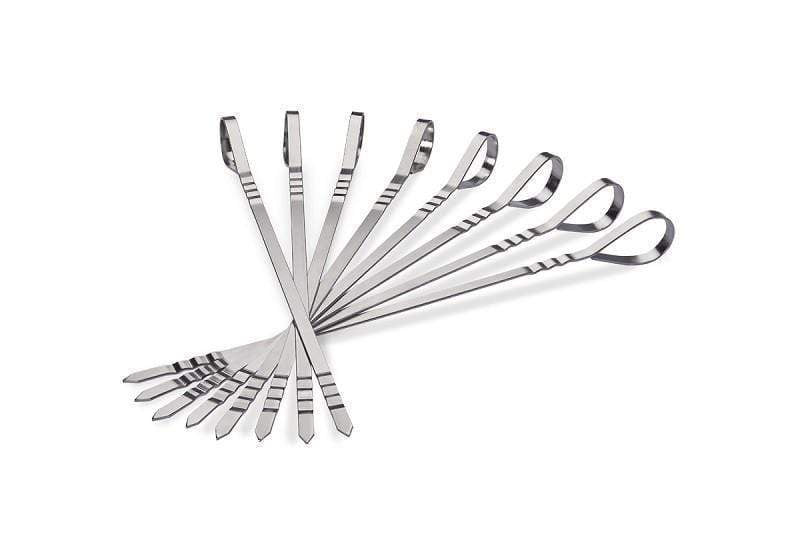 Eight Stainless Steel Multifunctional Skewers