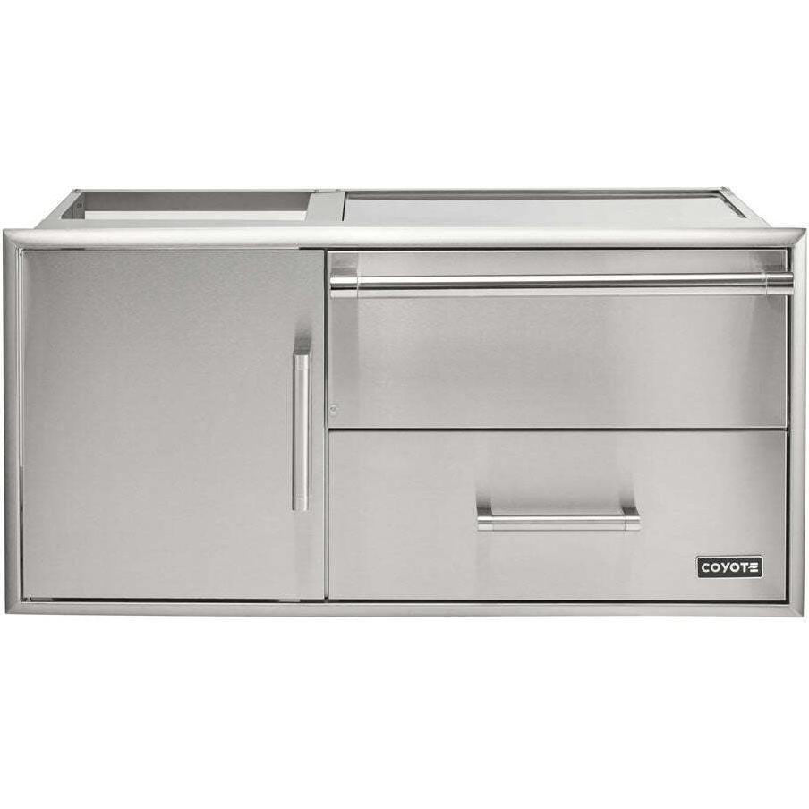 Coyote Combo Drawer - CWD, Storage Drawer, Single Access Door