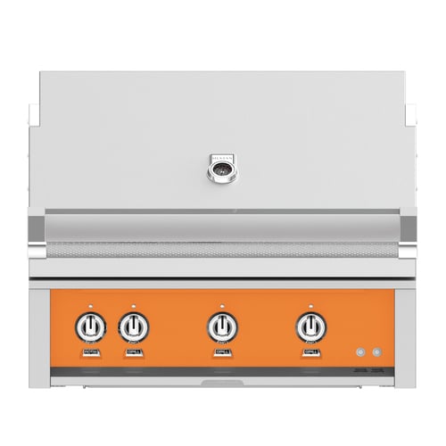 Hestan 36" Built-In Grill 2 Trellis Burners 1 Sear Burner Rotiss