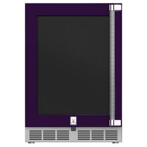 Hestan Outdoor Refrigerator 24" Lock Dual Zone Left Hinged