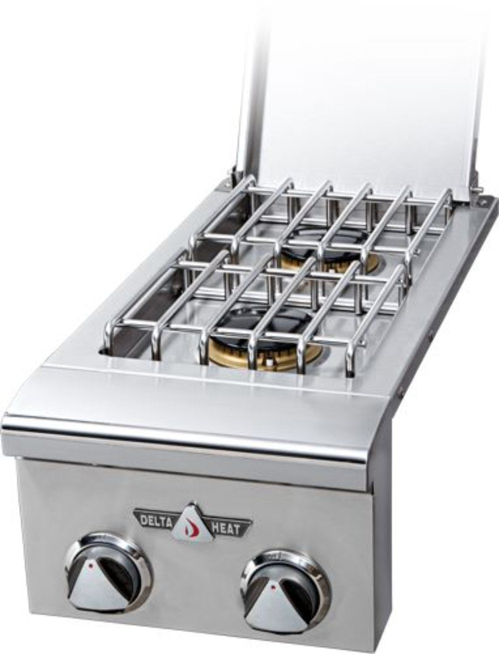 12" Delta Heat Double Side Burner, Black Control P