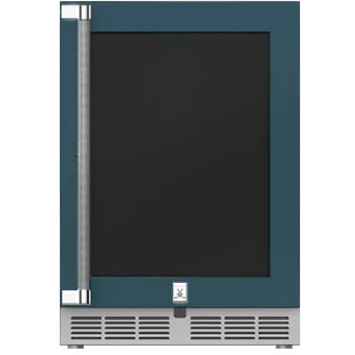 Hestan Outdoor Refrigerator 24" Lock Dual Zone Left Hinged