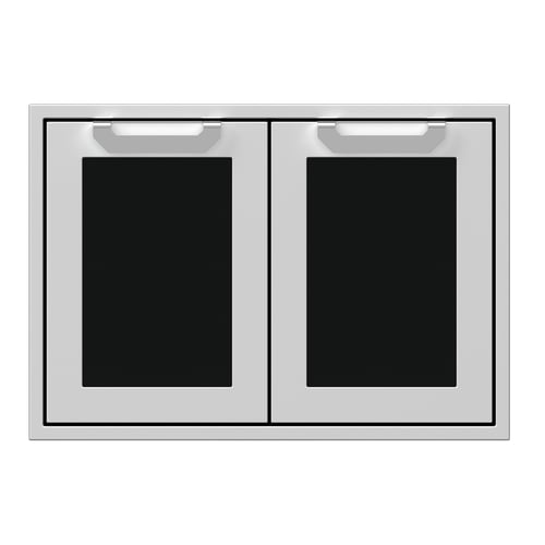 Hestan 30" Double Storage Doors Recessed Marquise Accented Panels