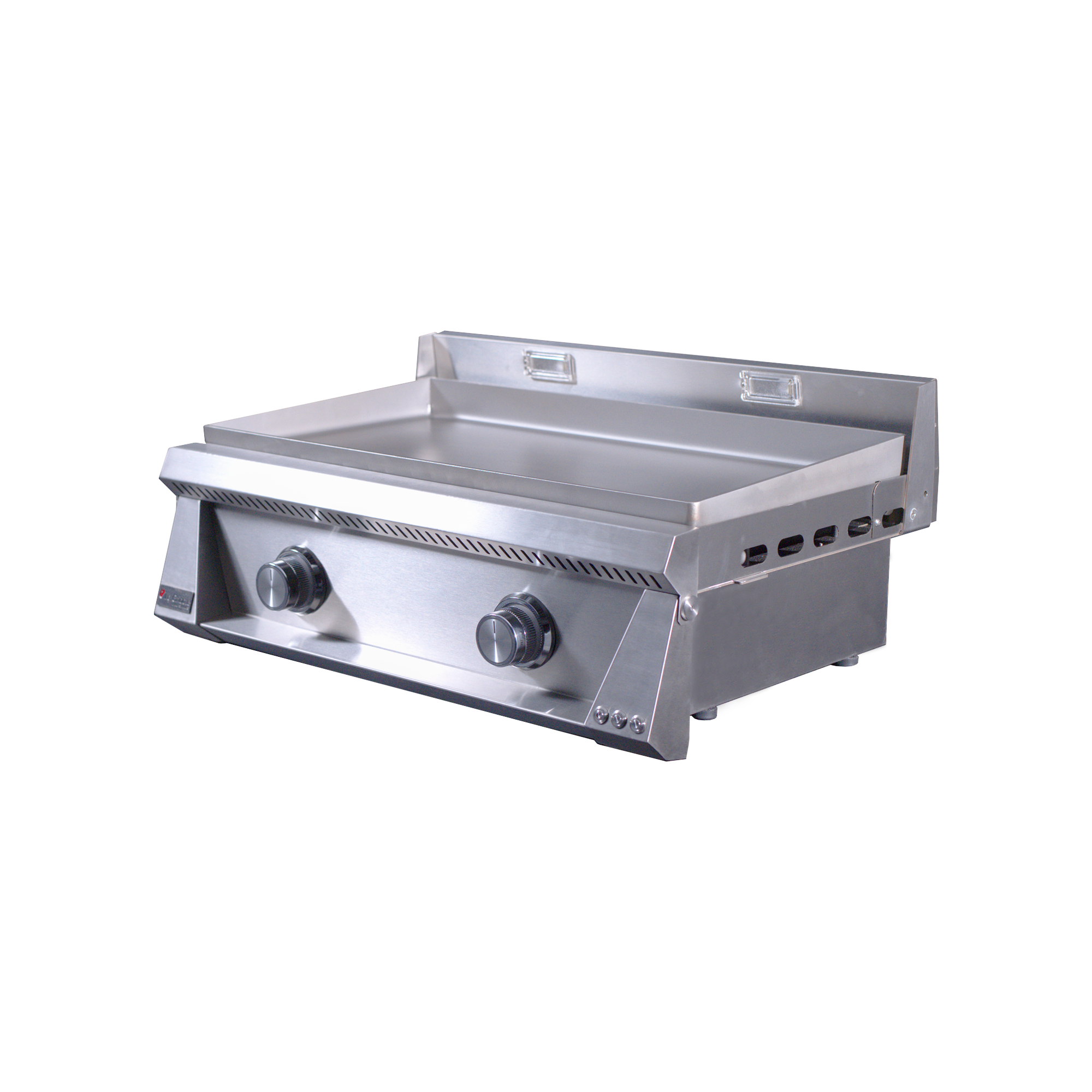 Le Griddle Pro Series 75 - 2 Burner Natural Gas - WITH INTERIOR LIGHTS - 6mm Plate