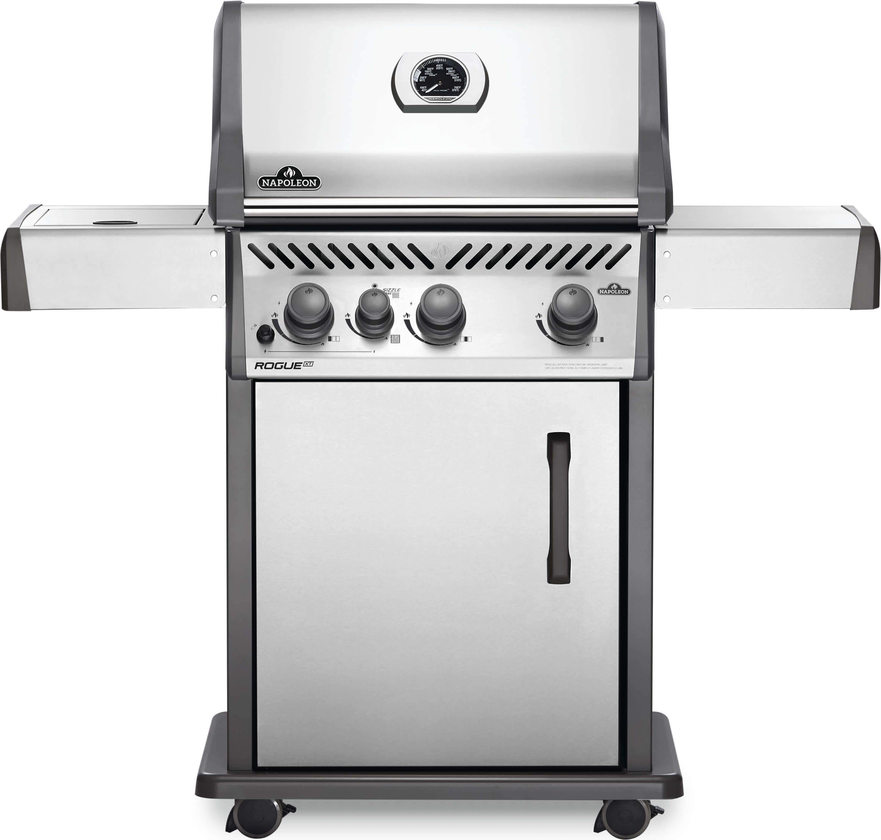 Rogue XT 525 NG Grill with Infrared Side Burner, Stainless Steel (CLOSEOUT SALE - Was $833)