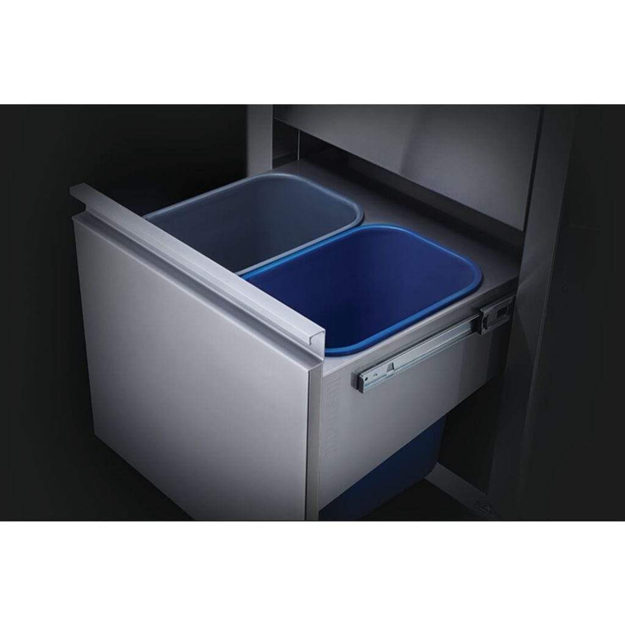 18" X 24" Double Drawer: Waste Bin