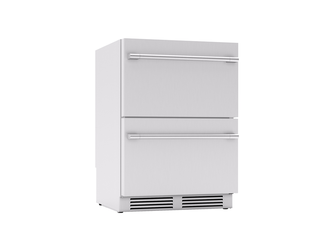 Zephyr Presrv Outdoor Refrigerator Drawers SS 2 Zones
