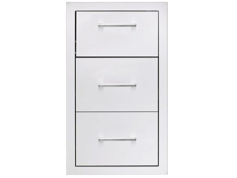 TrueFlame 17" Triple Drawer