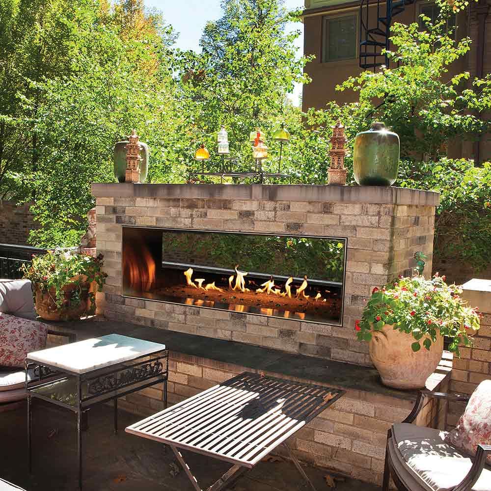 Empire Carol Rose 60" See-Thru Linear Fireplace - Natural Gas
