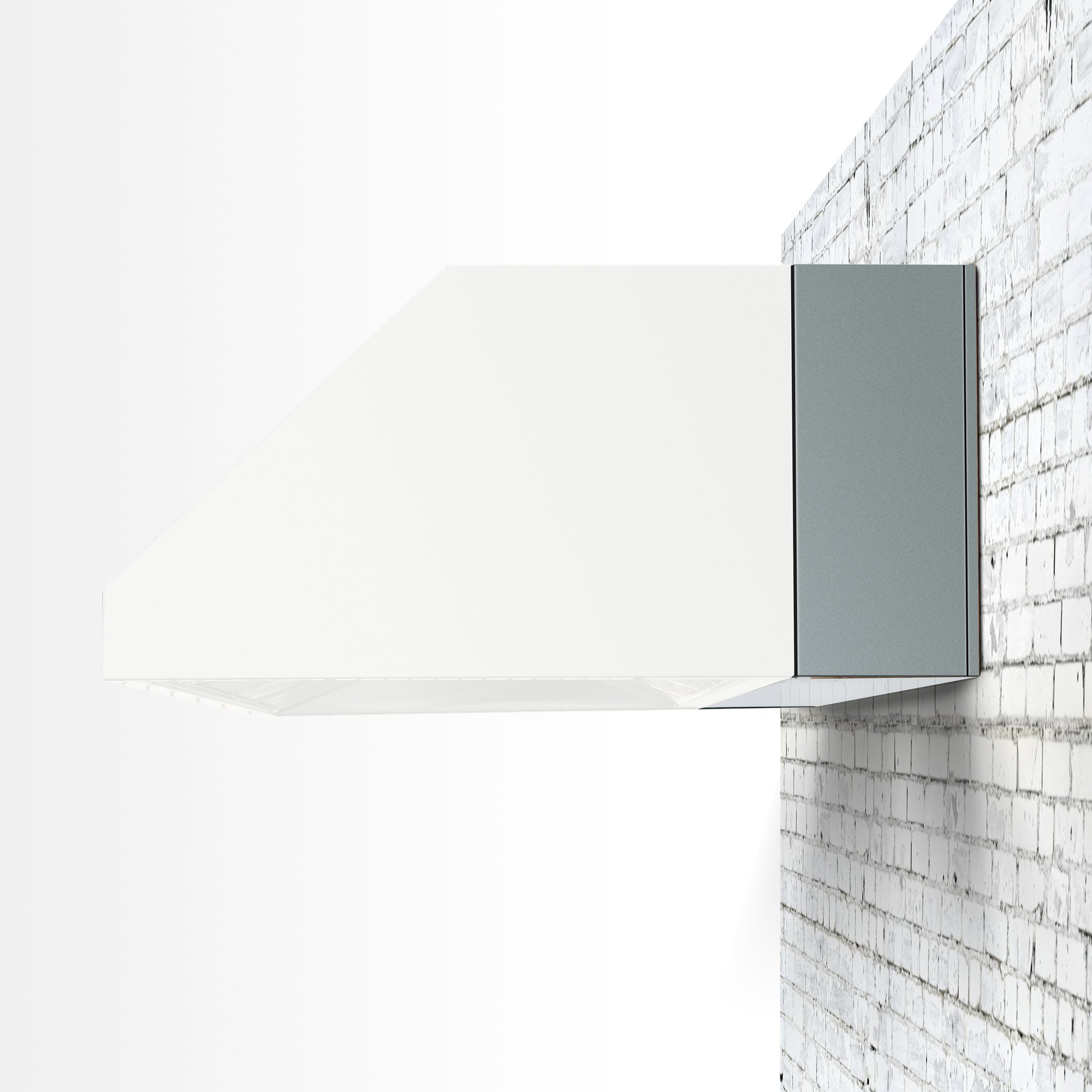 TrueFlame 42" Vent Hood 4" Spacer Bracket - 2-Piece