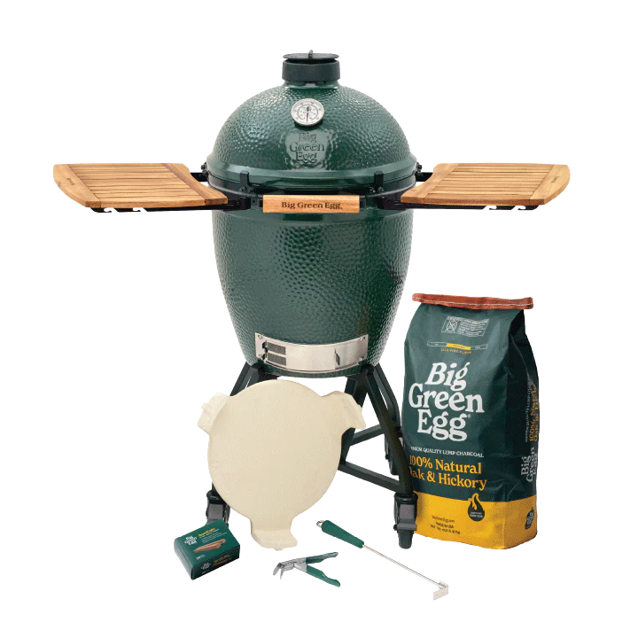Big Green Egg Large Big Green Egg In An Integgrated Nest+Handler With Mates Package