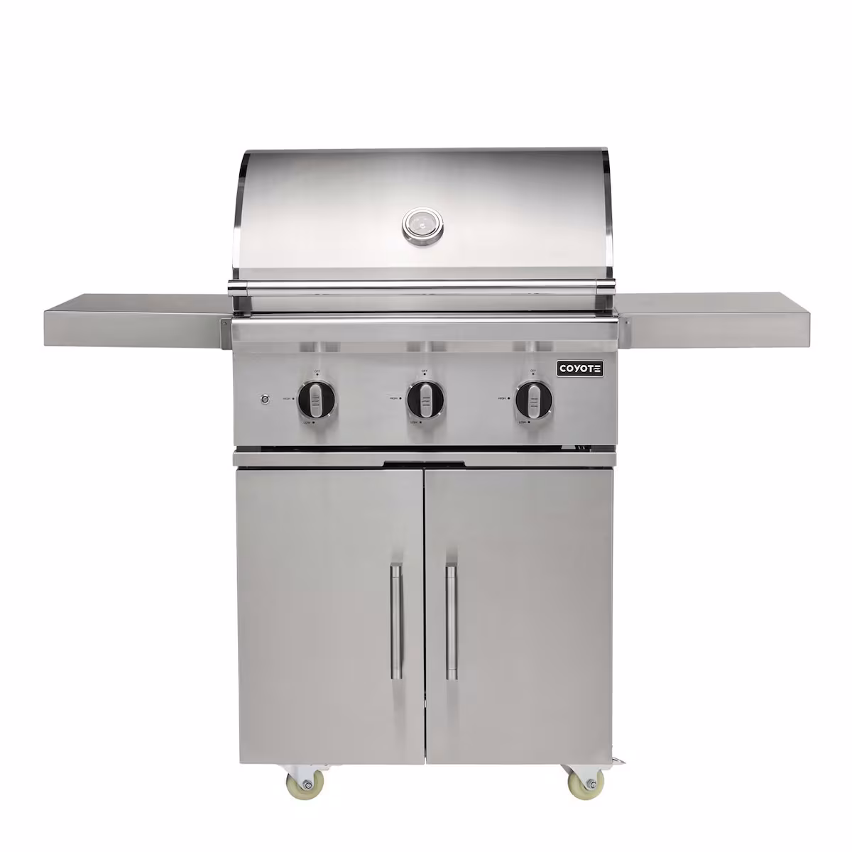 Coyote 30" C-Series Grill w/Cart, 3 Burner, NG