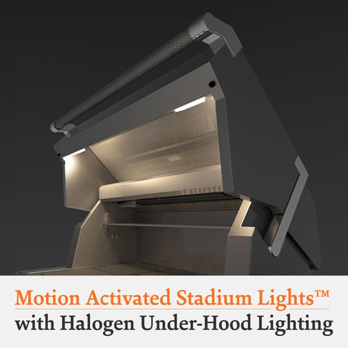 Hestan 42" Built-In Grill 3 Trellis Burners 1 Sear Burner Rotiss