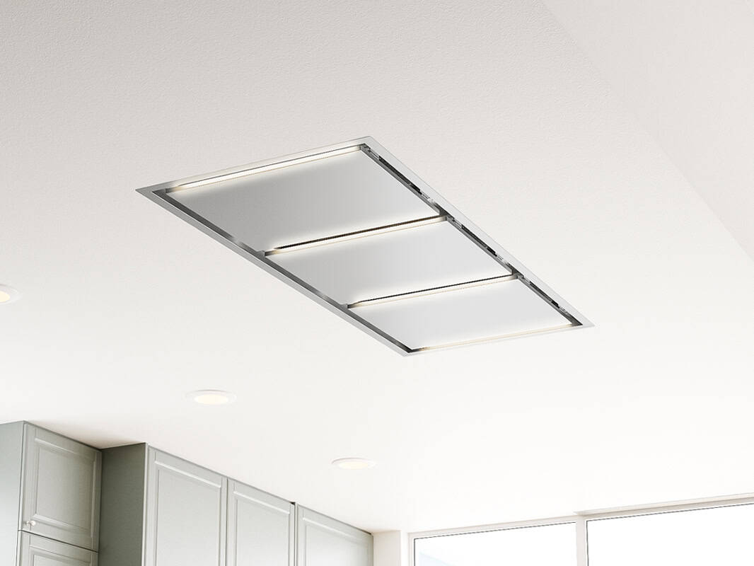 Zephyr Lux Connect Island Hood 63" LED BODY - Stainless Steel