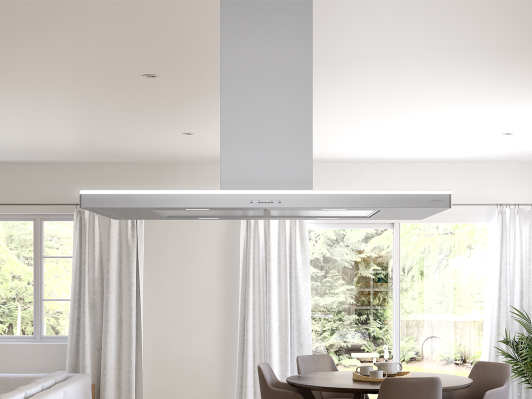 Zephyr Luce Island Hood 90cm LED 600 CFM ACT