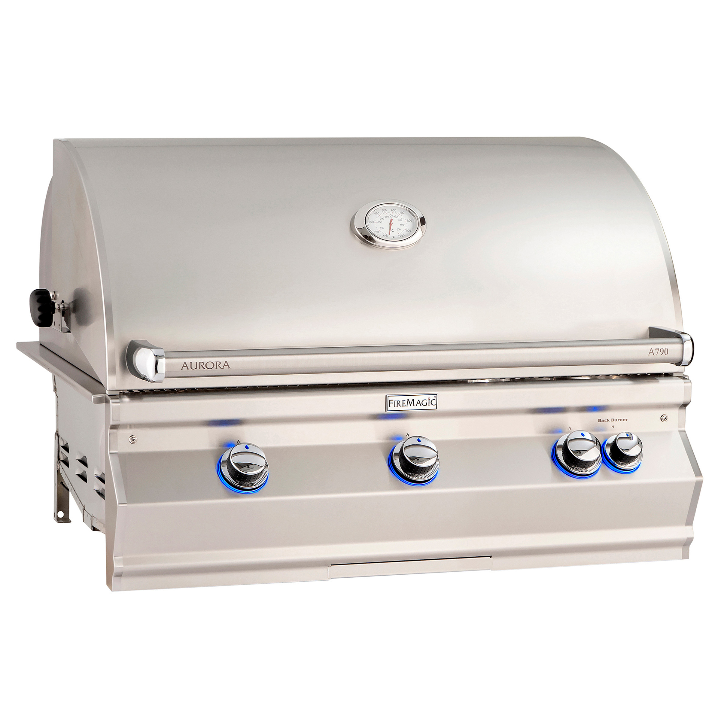 Fire Magic Charcoal Patio Post Mount Grill