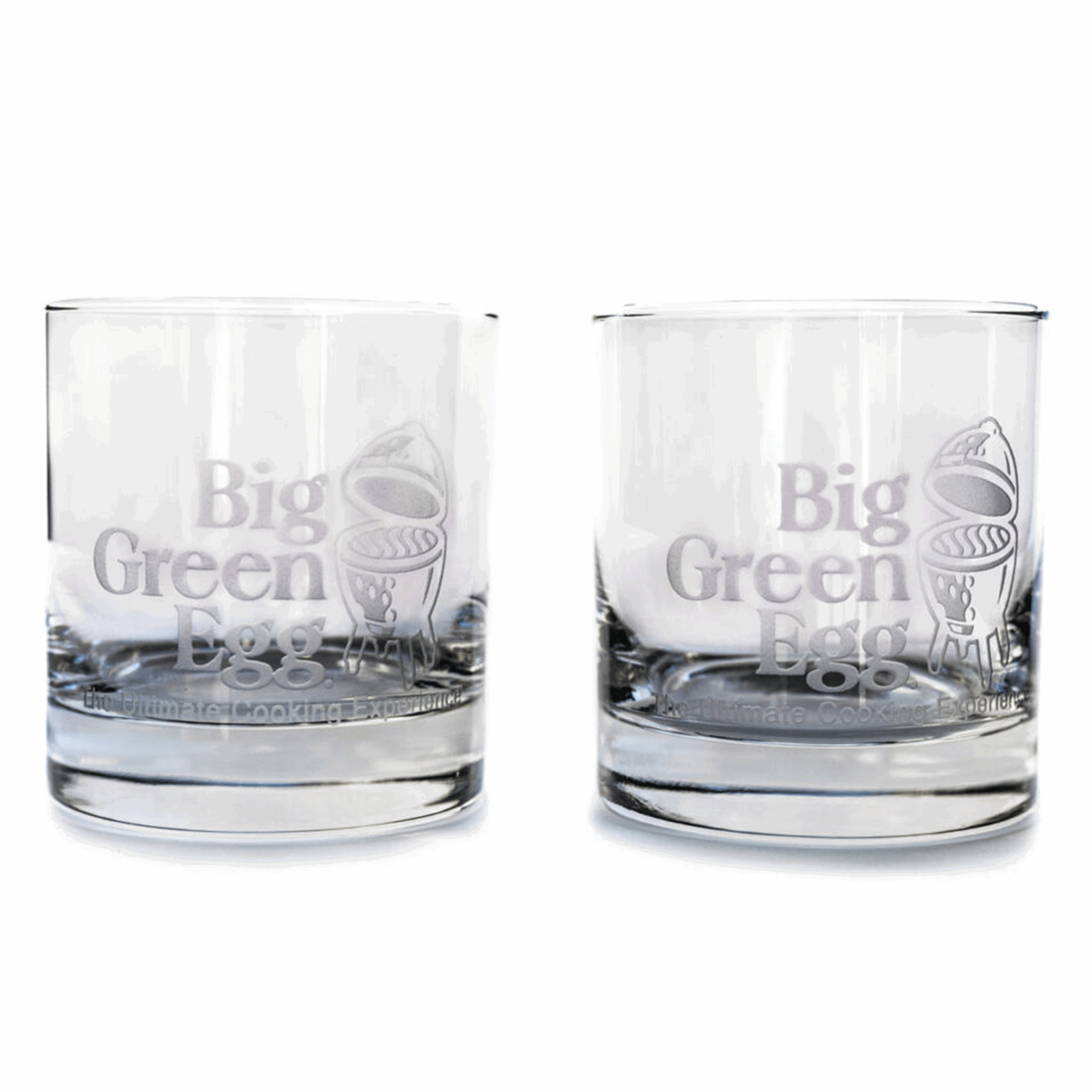Big Green Egg One 8 Oz Etched Rocks Glass
