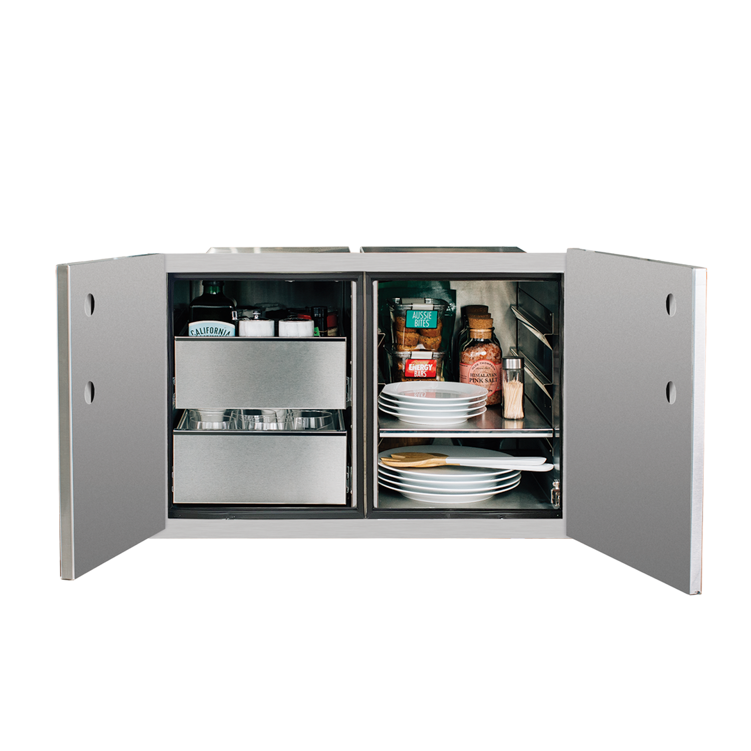 TrueFlame 36" Door Panel - Drawer Combo
