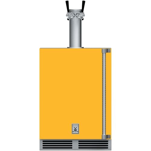 Hestan 24" Double Faucet Beer Dispenser Solid Door & Lock Left H