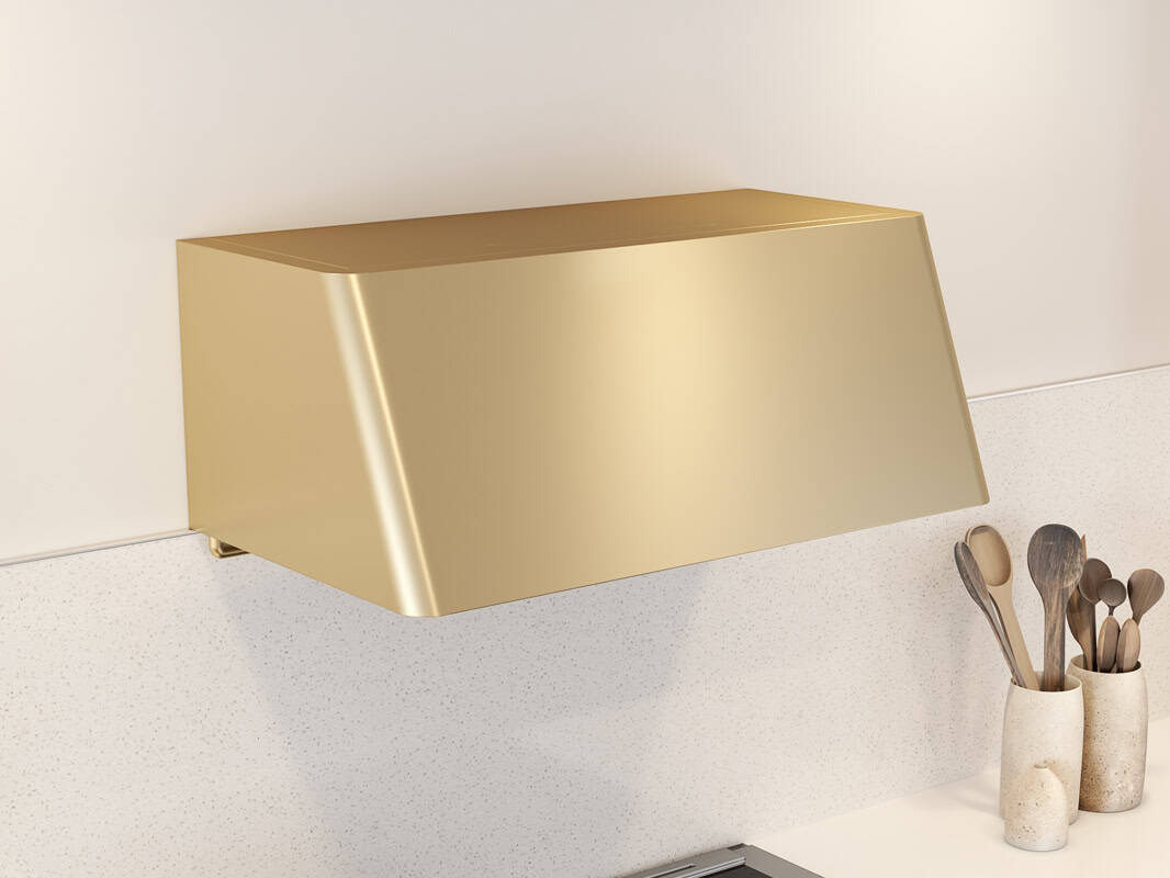 Zephyr Mesa Wall Hood 48" BODY ONLY Gold