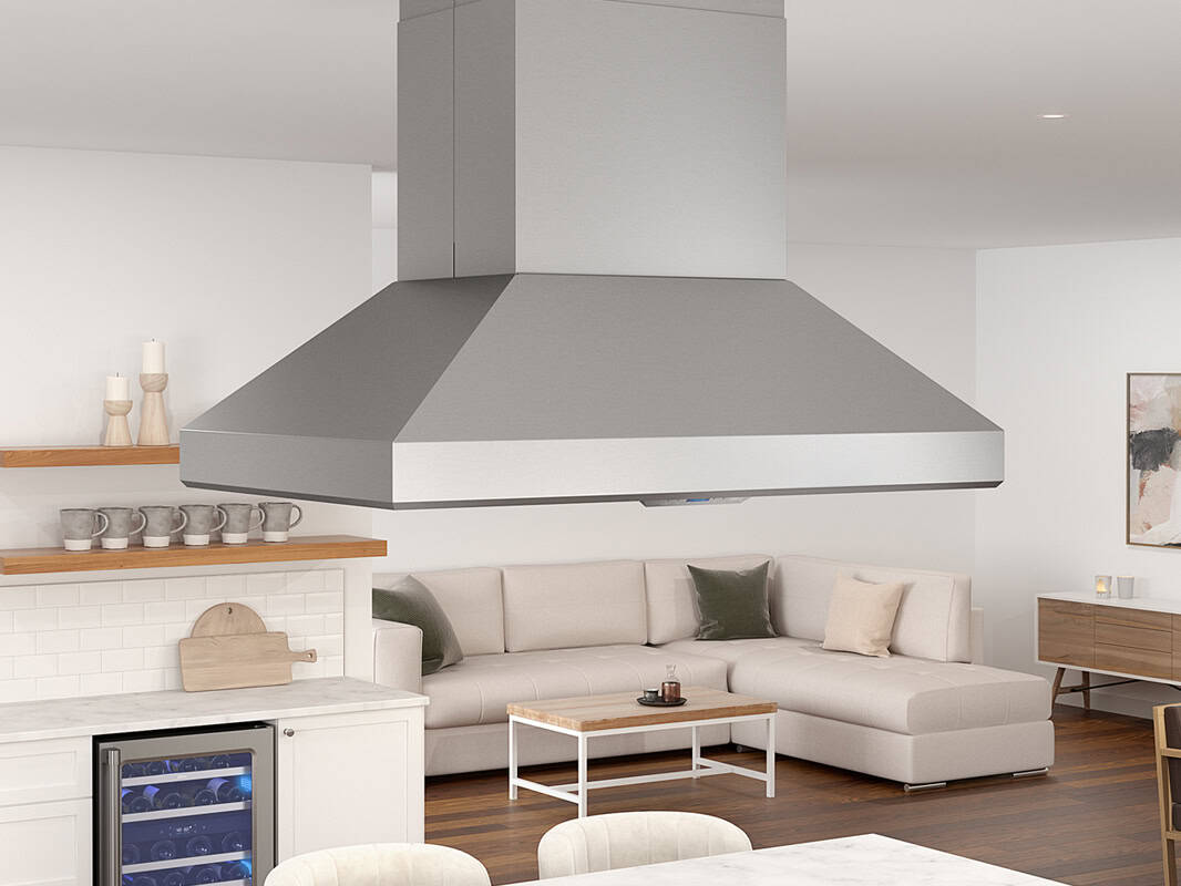 Zephyr Titan Island Hood 54" PowerWave ACT