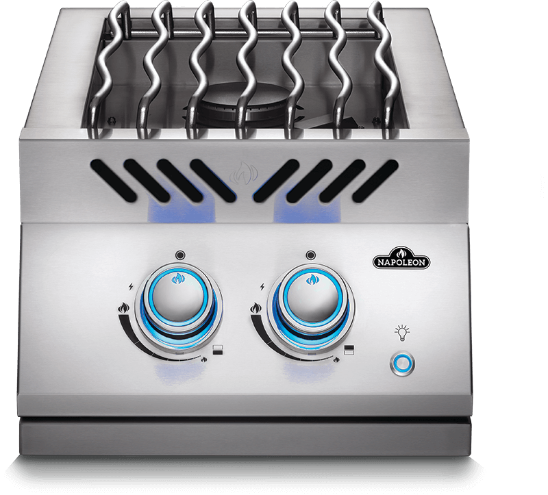 Built-In 700 Series Dual Range Top Burner With SS Cover, NG