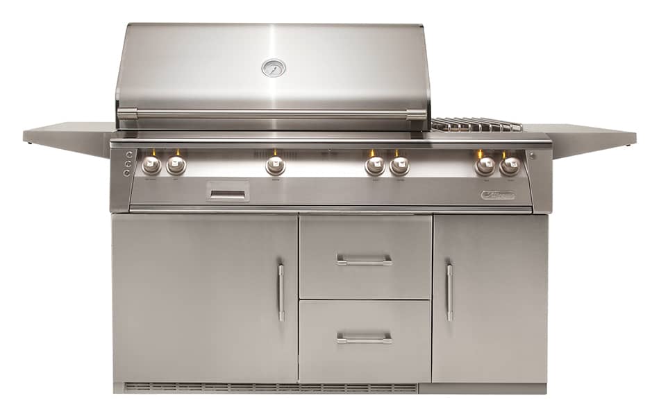 Alfresco 56" 7.25 Cubic Ft. Under Grill Refrigerator Cart Model