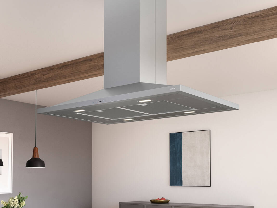 Zephyr Anzio Island Hood 90cm LED 600 CFM ACT