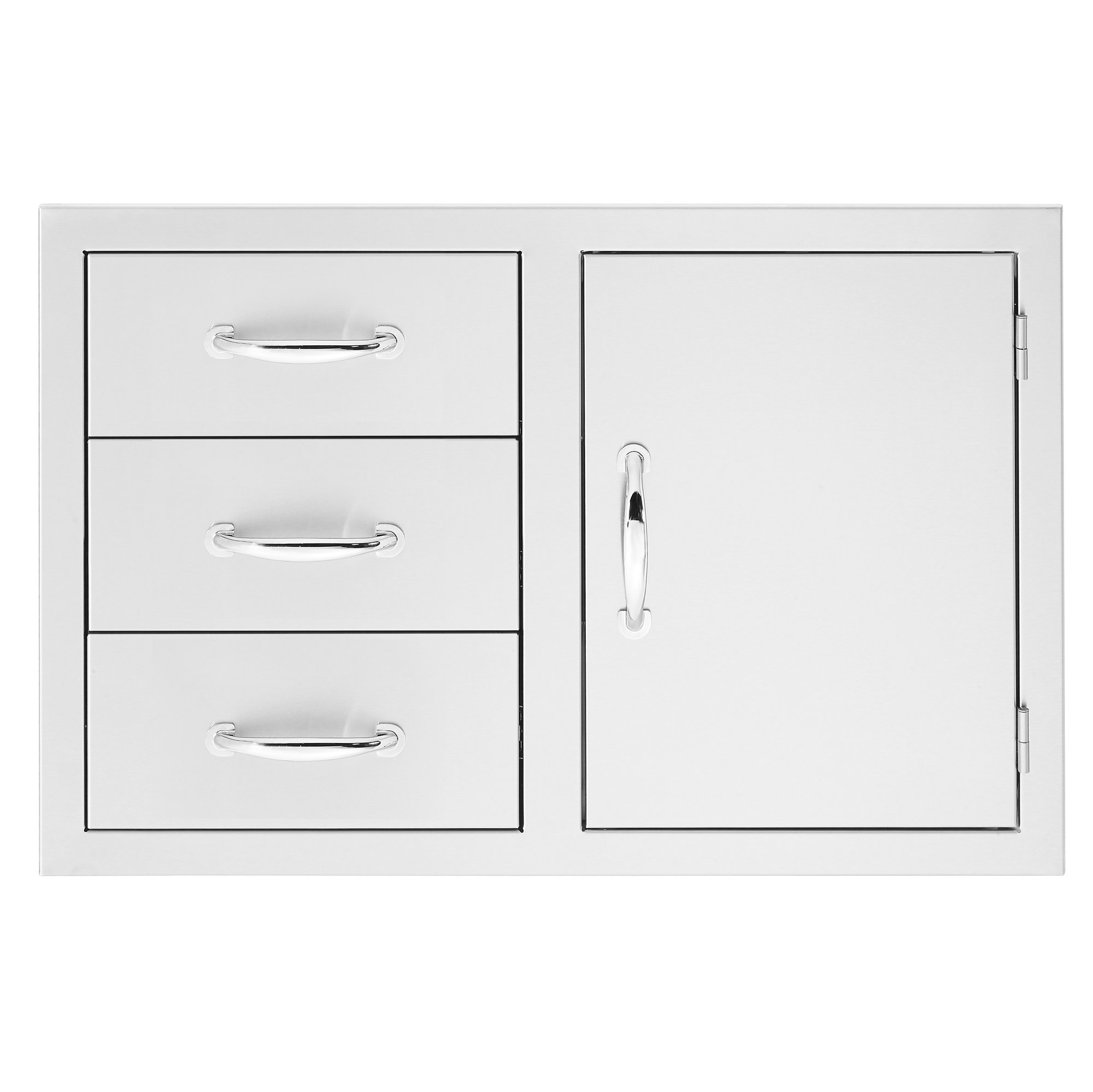TrueFlame 33" Door & Triple Drawer Combo