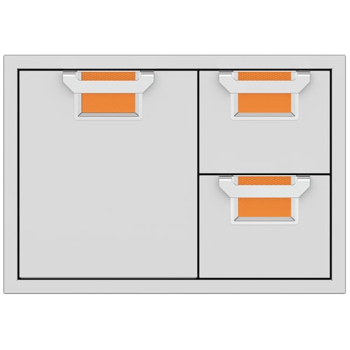 Hestan ASPIRE Double Drawer and Storage Door Combination 30"