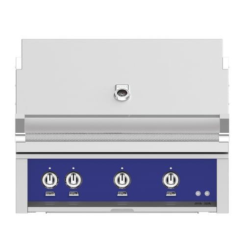 Hestan 36" Built-In Grill 2 Trellis Burners 1 Sear Burner Rotiss