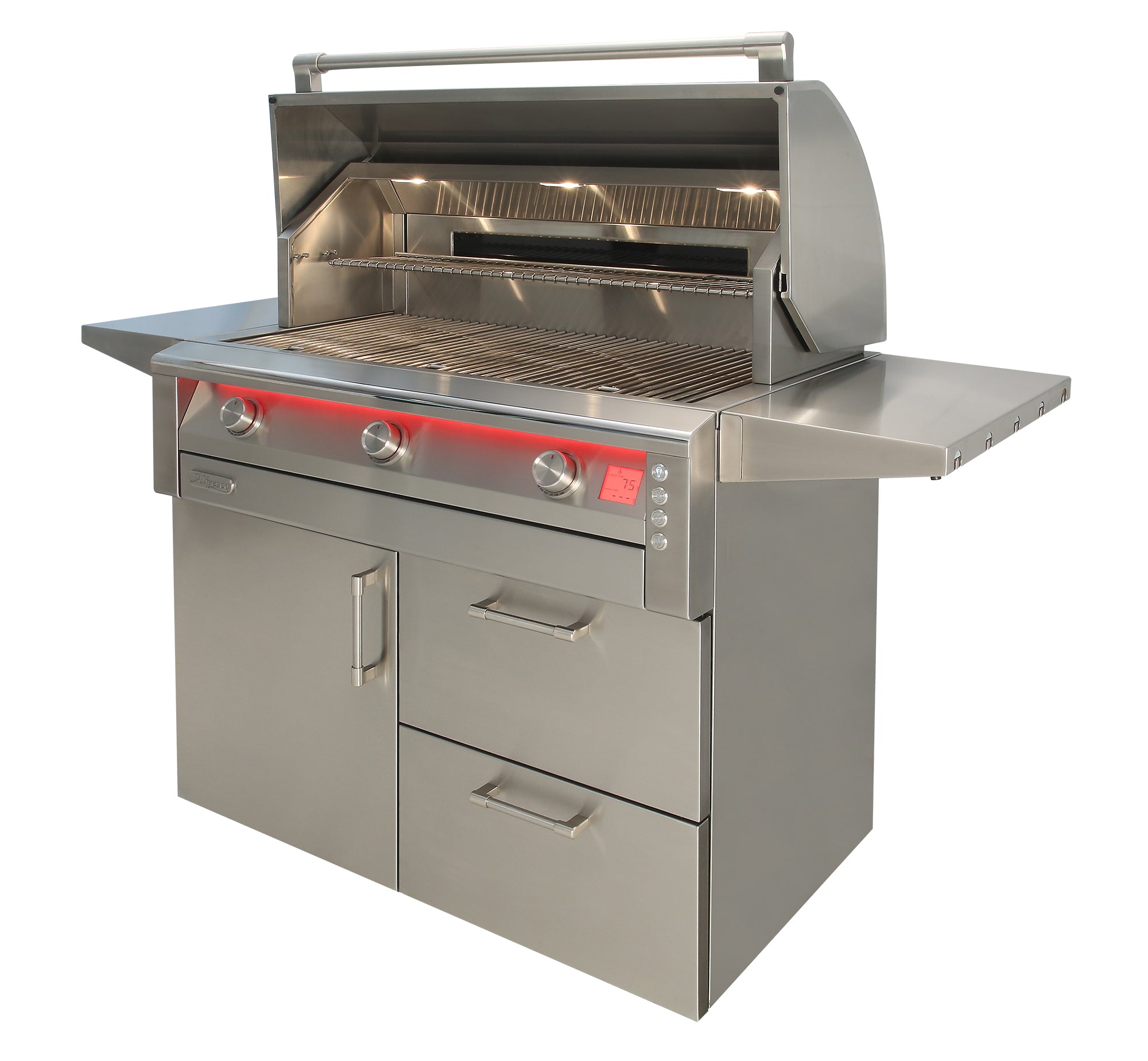 Alfresco 42-Inch AIPG Intelligent Propane Gas Grill On Cart